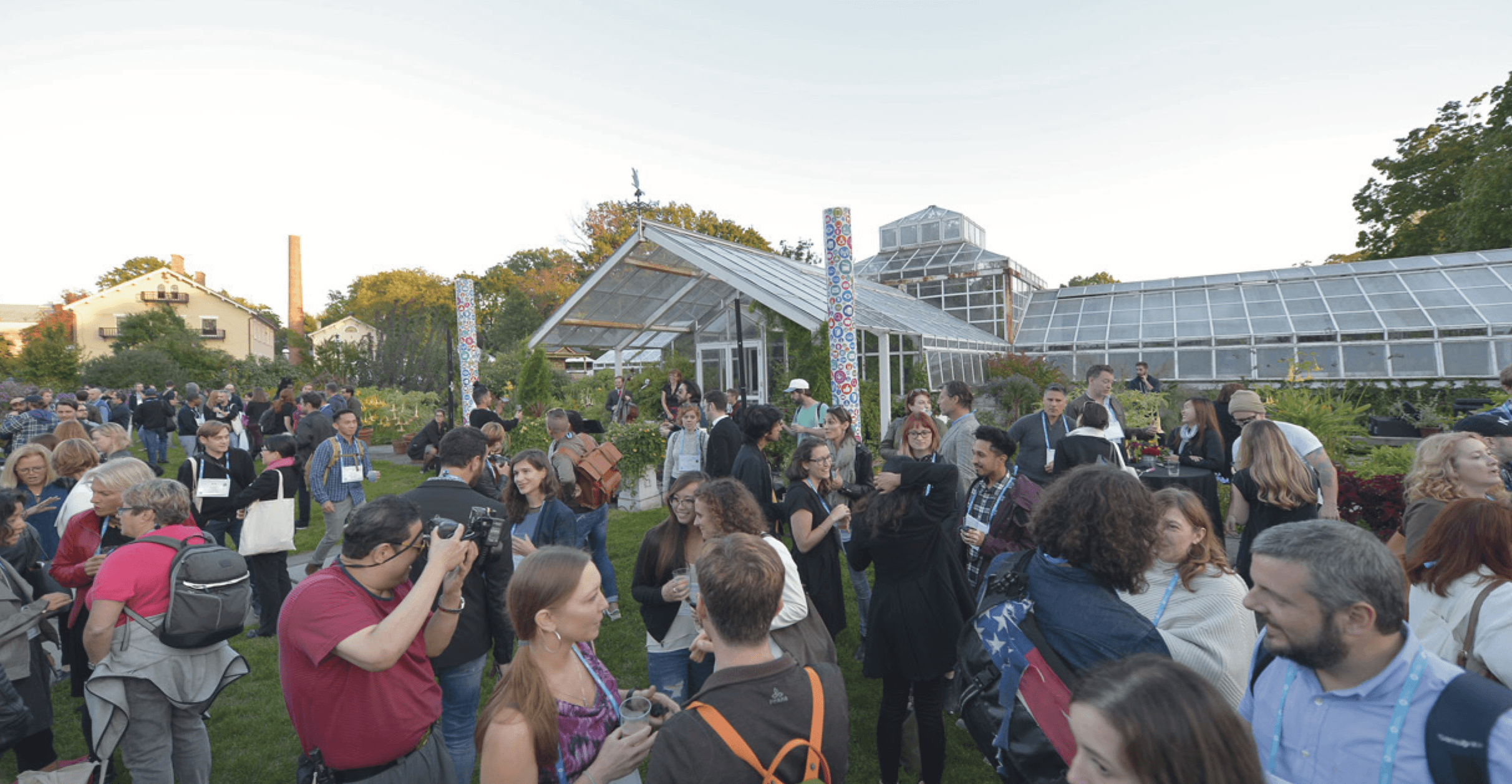 FoST Fest cocktail hour at Snug Harbor Cultural Center